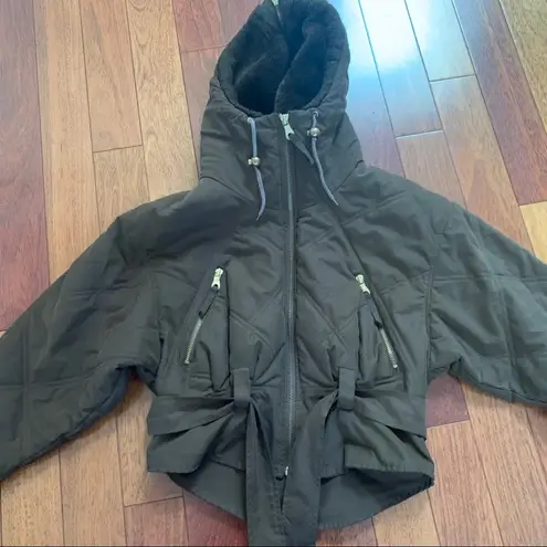 Andrew Marc | Brown Thick Quilted Down Coat