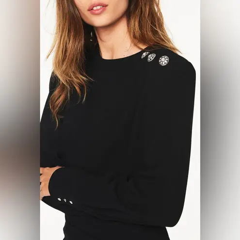 Ba&sh Sloane Black Mini Dress β Size XS (NWT)