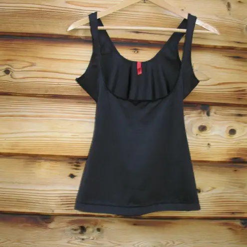 Spanx  Black Open Bust Top