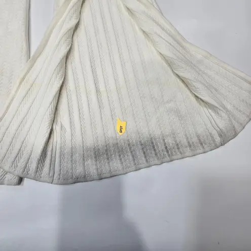 Michael Costello & REVOLVE Amaran Knit Pants in Ivory XS - Image 5