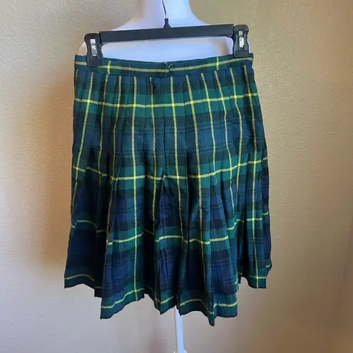 American Vintage VINTAGE HANDMADE pleated mini School girl Skirt | small