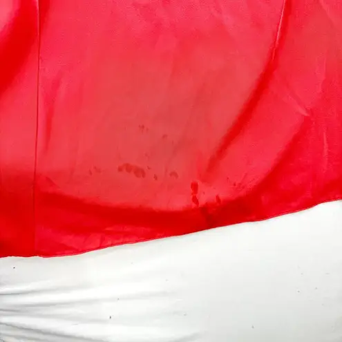 Love by Theia Women Coral Mermaid Cutout Halter Asymmetric Maxi Gown Size 14 Pink