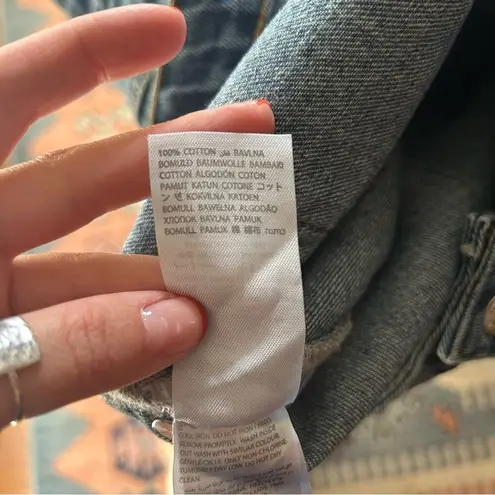 Edikted Jaimie Cargo Jeans Baggy Fit Pockets Low Waist Blue Denim Y2K NEW Size L