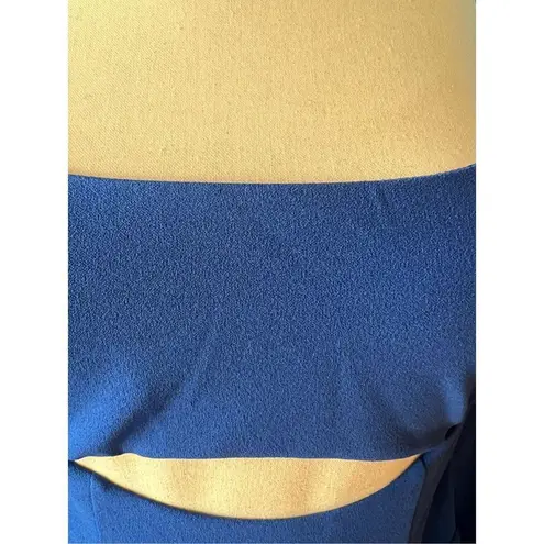 Rachel Rachel Roy long sleeve cutout bodycon dress blue size XS