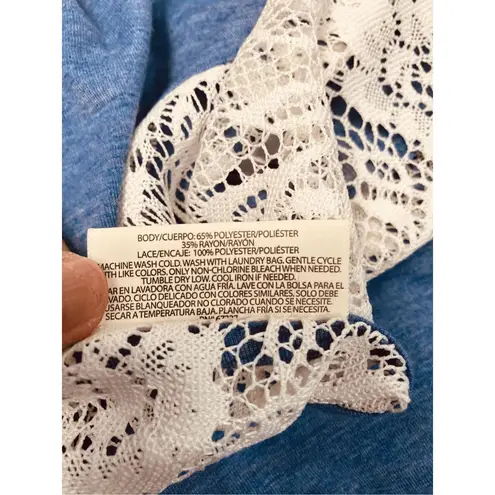 Bobbie Brooks Blue Tunic or Mini Dress L Size L