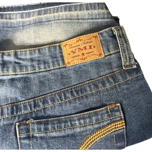 Ymi Women Distressed Denim Short Skirt Size 13 Sku 1062