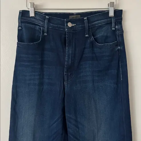 Mother 29 The Hustler Sidewinder High Rise Jeans in Tongue In Chic Blue