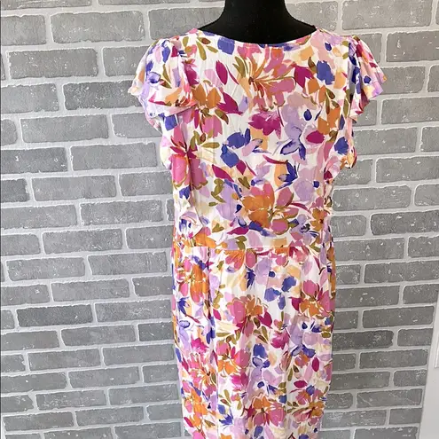 Andree by Unit Flutter Sleeve Mini Dress Women’s Size Large NWT