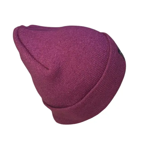 Noble Outfitters Knitted Cuffed Beanie in Beetroot