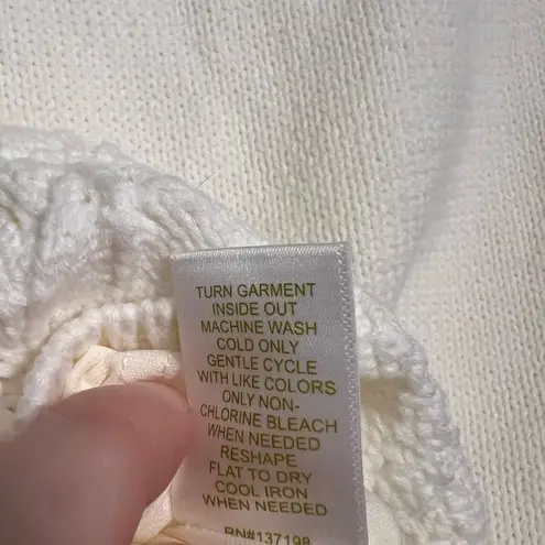 House of Harlow 1960 Cream Crochet Midi Skirt - Size Small