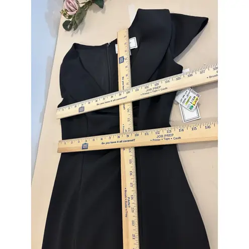 Willow Glenn Women Dress Black 4P Cap Sleeve Rushed Clueless Preppy Academia