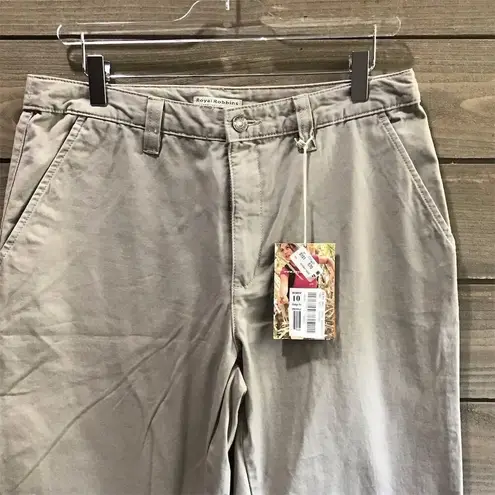 Royal Robbins  Women's Cargo Travel Pants Size 10 Beige High Rise Khaki New