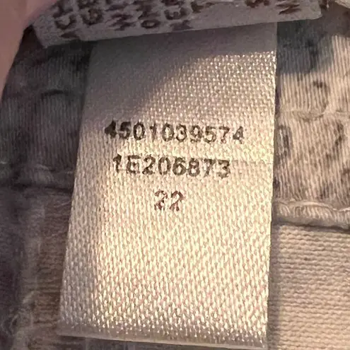 Chico's  Snakeskin Skirt Women’s size 1 (8) PAINTED PYTHON Staci Sateen Stretch - Image 7