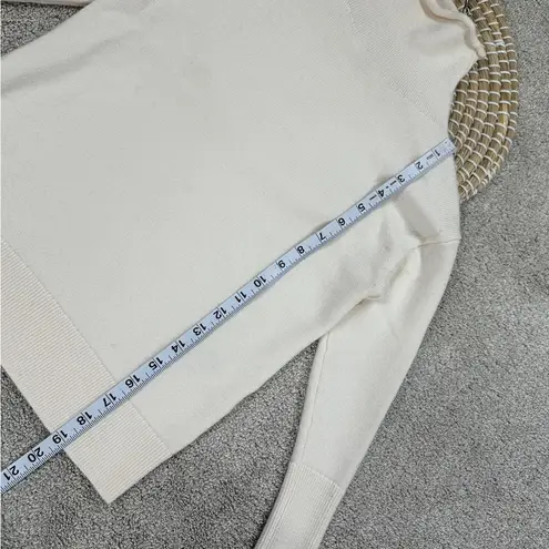 Wilfred Aritzia Merino Wool Cyprie Sweater Mockneck Longsleeve Light Birch XXS