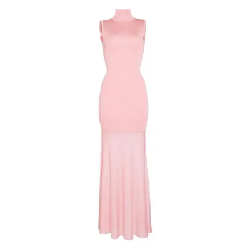 SER.O.YA Amine Knit Maxi Dress in Coral Blush XX