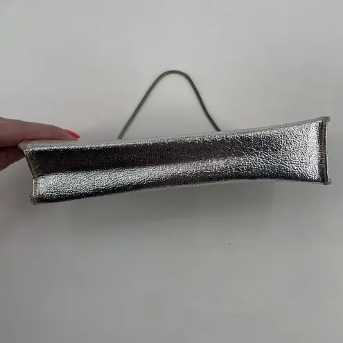 Vintage Rulo Creations Women's Shimmer Clutch Handbag Evening Bag Silver Small