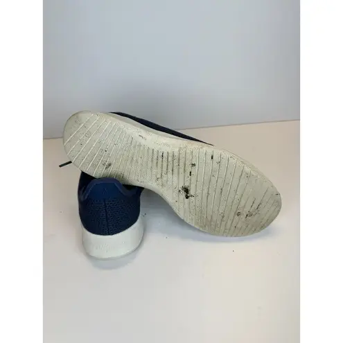 Allbirds Women's Tree Runner Size 8 Blue Sneakers Shoes Lace Up Low Top EUC