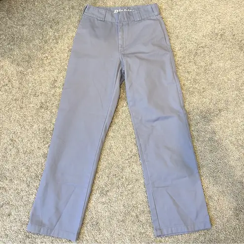 Dickies Worker Crop Roll Hem Periwinkle Trouser Pants SIZE 0 SIZE 24