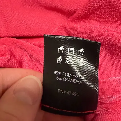 Norma Kamali Halter Turtle Gown in Rose Size L