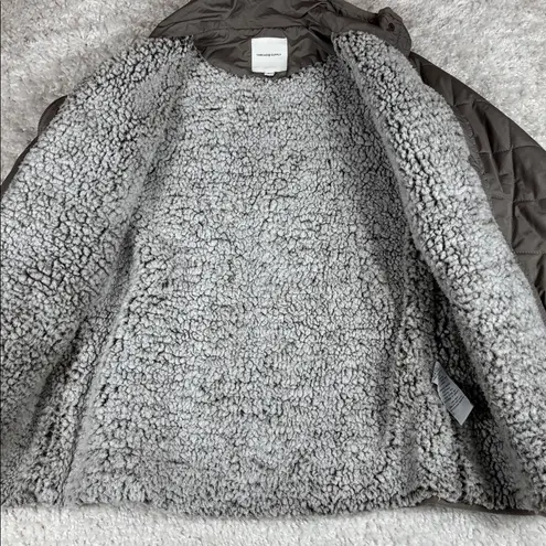 Thread & Supply from Nordstrom Quilted Utility Jacket, Size Small Tan