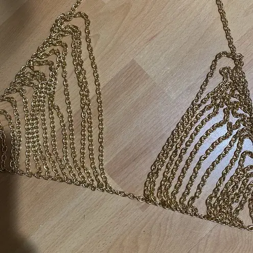 Chained To You Bra Gold