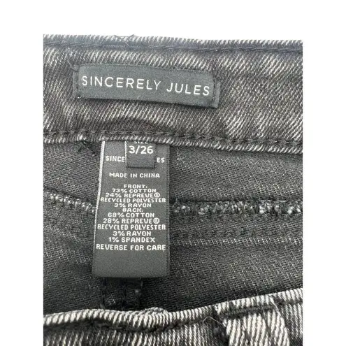 Sincerely Jules | 3 | Cargo Denim Midi Skirt Utility Jean Women's Washed Black