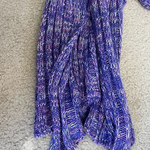 Mermaid Snuggle Blanket Purple pink white Adult Size Tail Knit Sleeping Bag