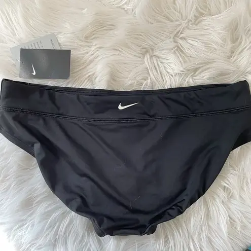 Nike  Essential Athletic Coverage Black Swim Bikini Bottoms womens XL new