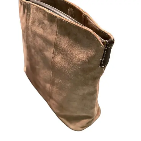 Mundi #100 Suede Satchel Bag