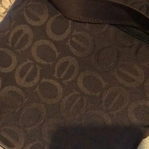 Alpha & Omega Small Brown and Black Crossbody Bag Adjustable