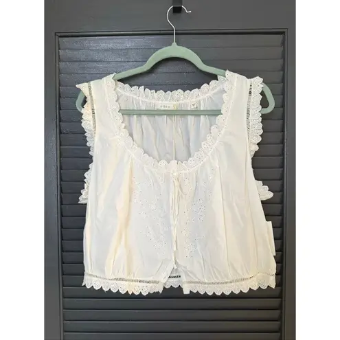 NWT Doen Traveler Eyelet Top