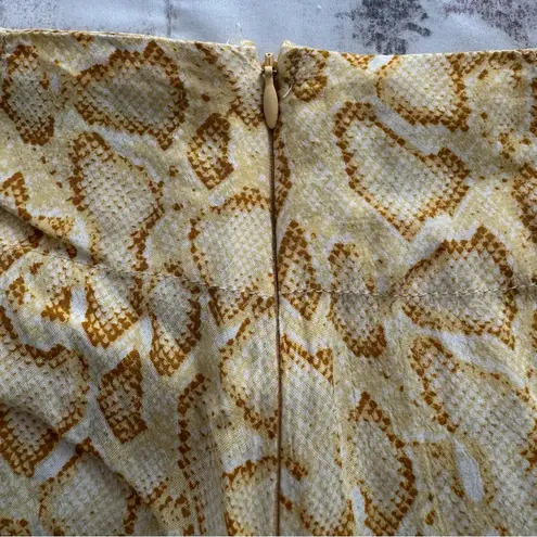 Faithfull the Brand buttery yellow wide leg high waisted pants, size 2 boho