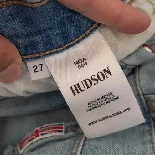 Hudson Jeans Hudson Noa Rachel High Rise Straight Crop Jean