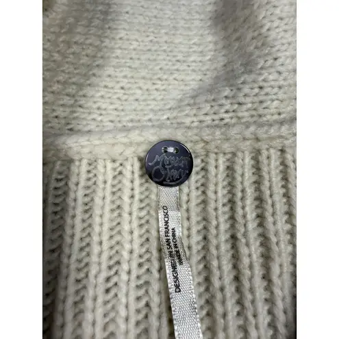 margaret o'leary Maragret O'Leary Wool Blend Button Cardigan Sweater Jacket Womens Small