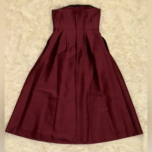 Sachin + Babi Shay Strapless Floral-Print Mikado Midi Dress sz 4 - Image 8