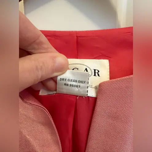 Oscar de la Renta Pink Jacket Size 14