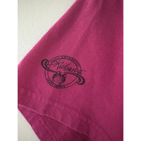 Crazy Shirts Shirt Size XL Magenta Pink Dancing Cats Fun Angel Forest