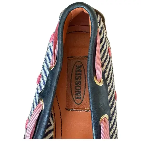 Missoni Vintage Moccasin Loafers Size 37.5 Made in Italy