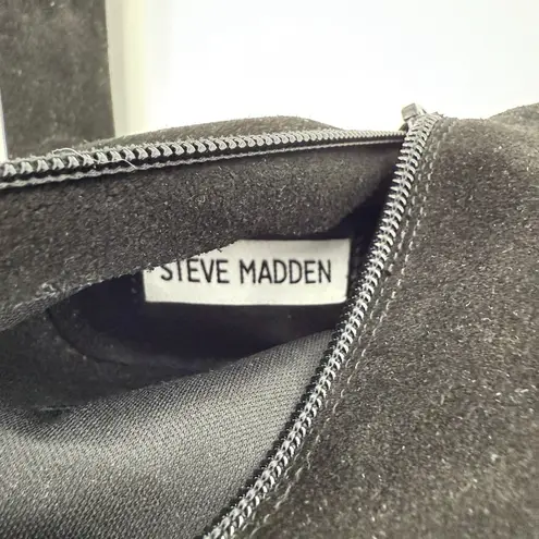 Steve Madden  Evey Suede Knee High Pointed Toe Heeled Boot Womens 7.5M Black NWOB - Image 14