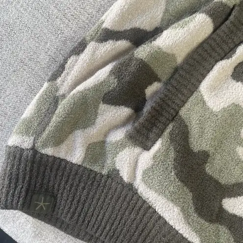 Barefoot Dreams Cozychic Ultra Lite Medium Zip Up Camo Jacket Pockets Bomber