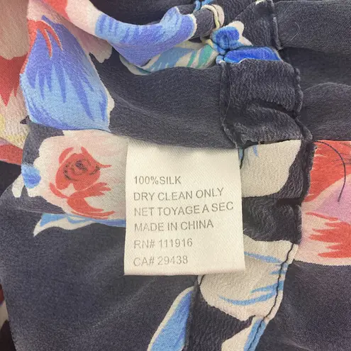 Yumi Kim Shacara Silk Blouse Size S Floral
