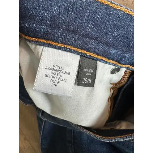 Veronica Beard Brooke Skinny MidRise Jeans Bright Blue Cut: 318 Women size 8/29