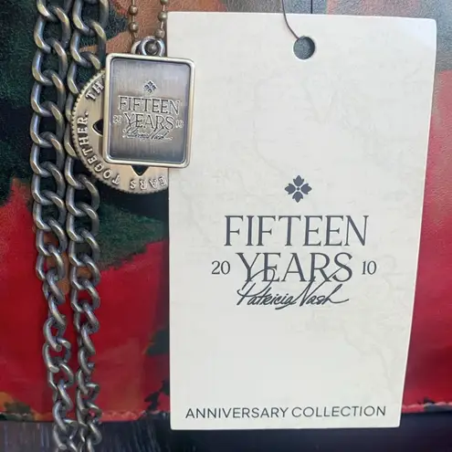 Patricia Nash Trikomo Spring Multi Printed Top Handle Satchel Bag NWT