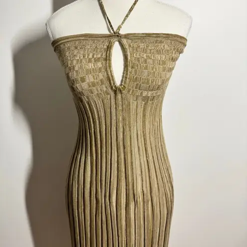 Free People  Silvia Sweater Convertible Maxi Skirt Dress Women S Tan Boho Fall