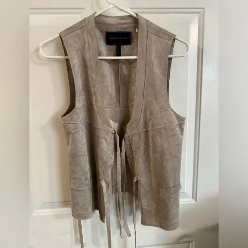 BCBGMAXAZRIA Faux Suede Women’s Vest