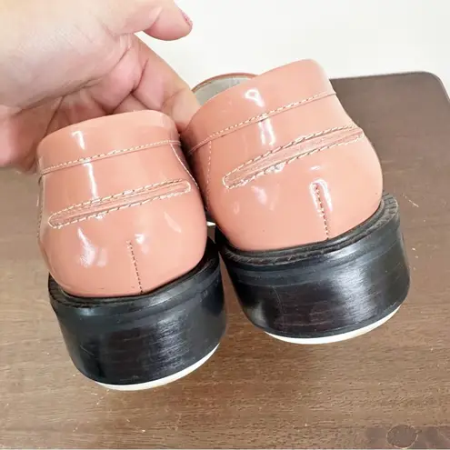 Kenzo Georgia Patent Leather Tassel Loafers in Rose Womens 36