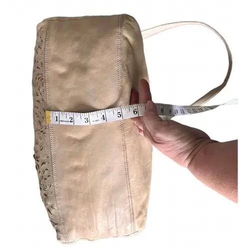 Vintage Errelleventidue Italian Leather Lazer Cut XL Handbag