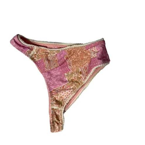 Elysiian Nantucket Bikini NWT Top (Sz L) and NWOT Bottom (Sz S) - Pink Paisley