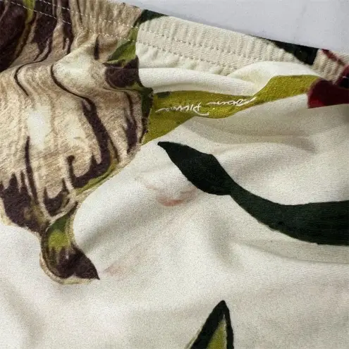 Robin Piccone Women's Moana Plunge Halter One Piece Swimsuit Size 6 Floral