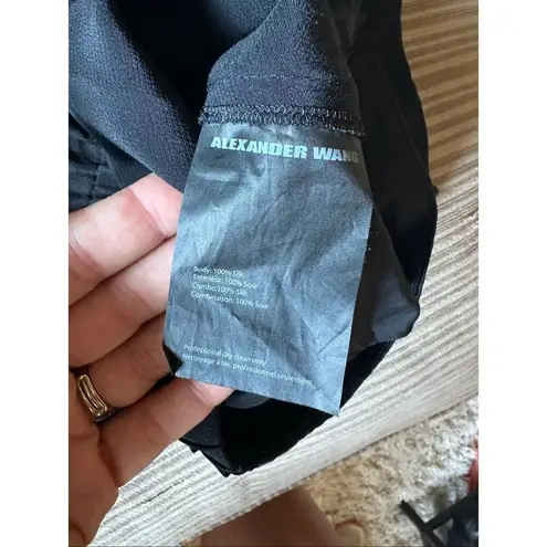 Alexander Wang  100% silk black trouser size 6 - Image 4